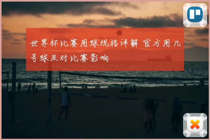 世界杯比赛用球规格详解 官方用几号球及对比赛影响
