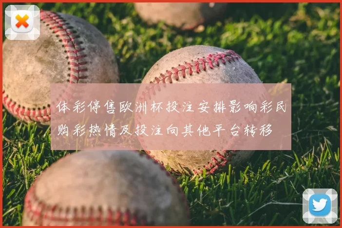 体彩停售欧洲杯投注安排影响彩民购彩热情及投注向其他平台转移