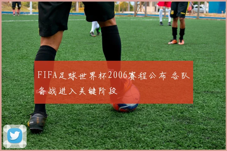 FIFA足球世界杯2006赛程公布 各队备战进入关键阶段